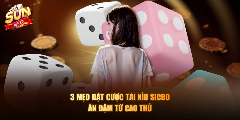 3 mẹo đặt cược tài xỉu Sicbo ăn đậm từ cao thủ